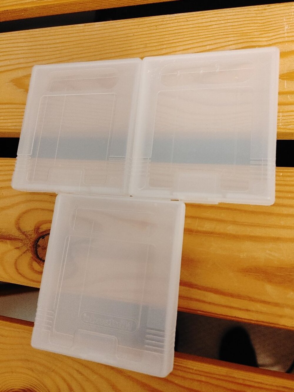 Set of 3 original Game Boy protective game cases